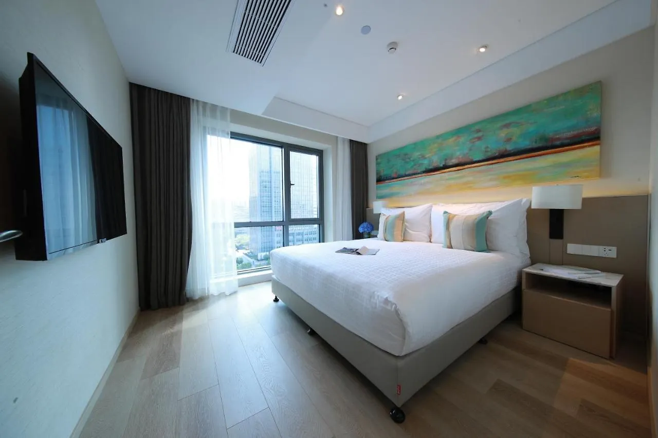 Sincere Residence Changfeng - Changfeng Ecological Business District - Near Exit 3 Of Changfeng Park Station On Subway Line 15 Shanghai Chine