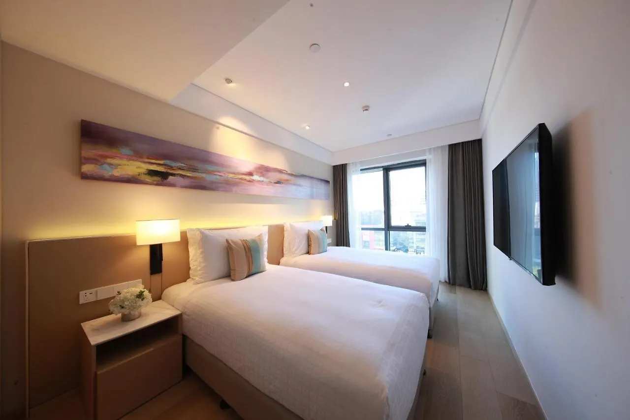 Sincere Residence Changfeng - Changfeng Ecological Business District - Near Exit 3 Of Changfeng Park Station On Subway Line 15 Shanghai 4*,